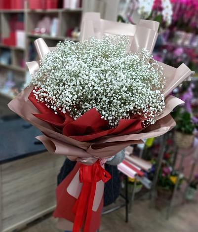Букет цветов из: Гипсофила в Хабаровске