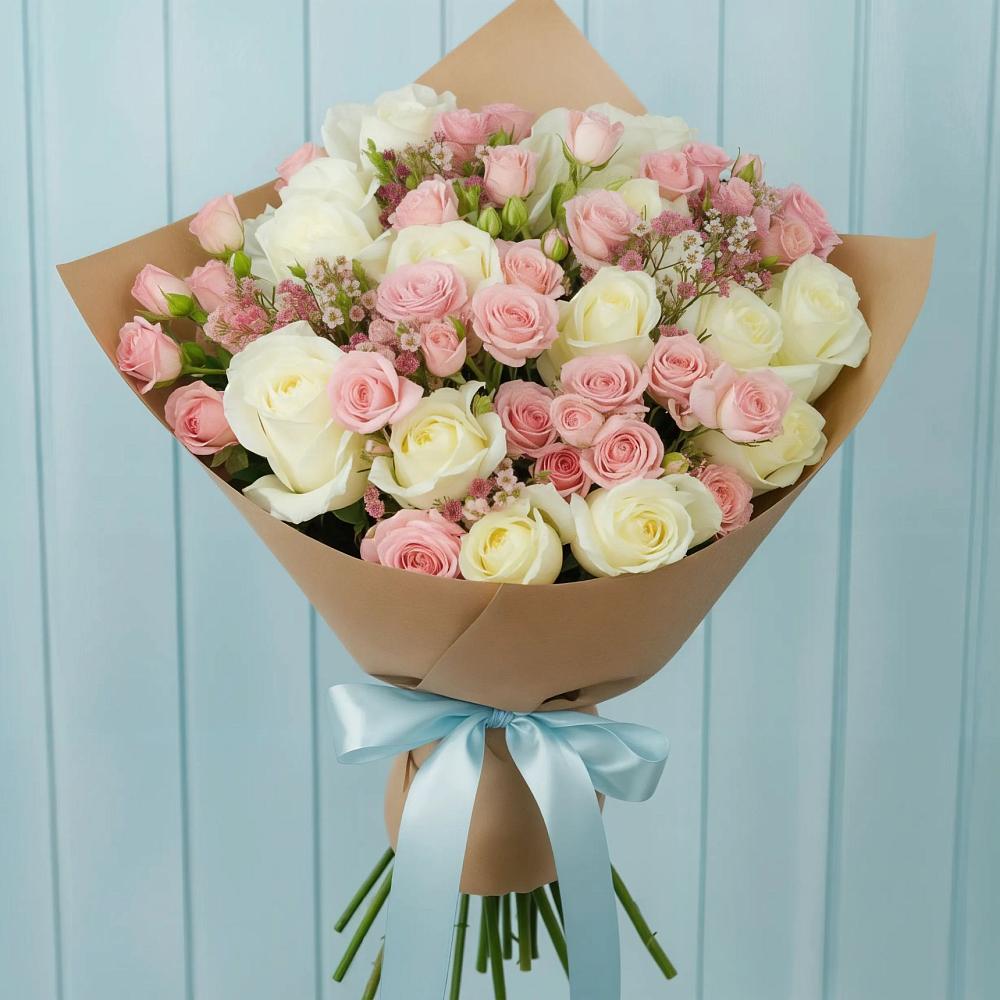 Букет цветов из: Розы в Хабаровске