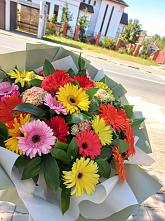 Букет цветов из:  Герберы #REPLACE_PRED# Хабаровске