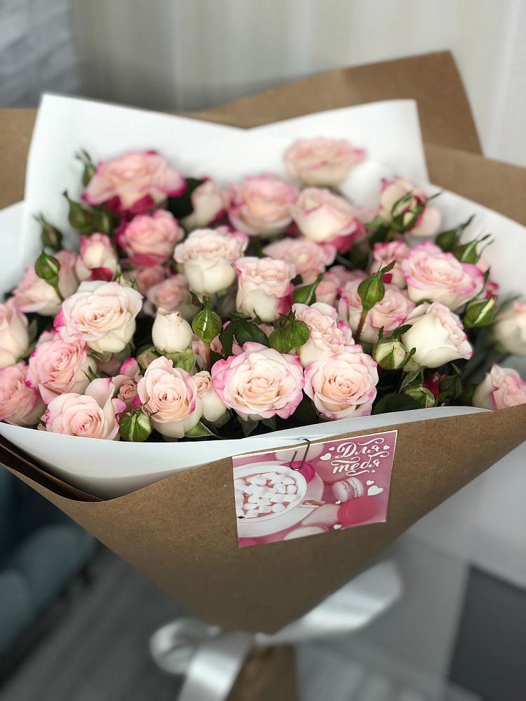 Букет теплый ветер в Хабаровске Букет цветов из: Розы в Хабаровске