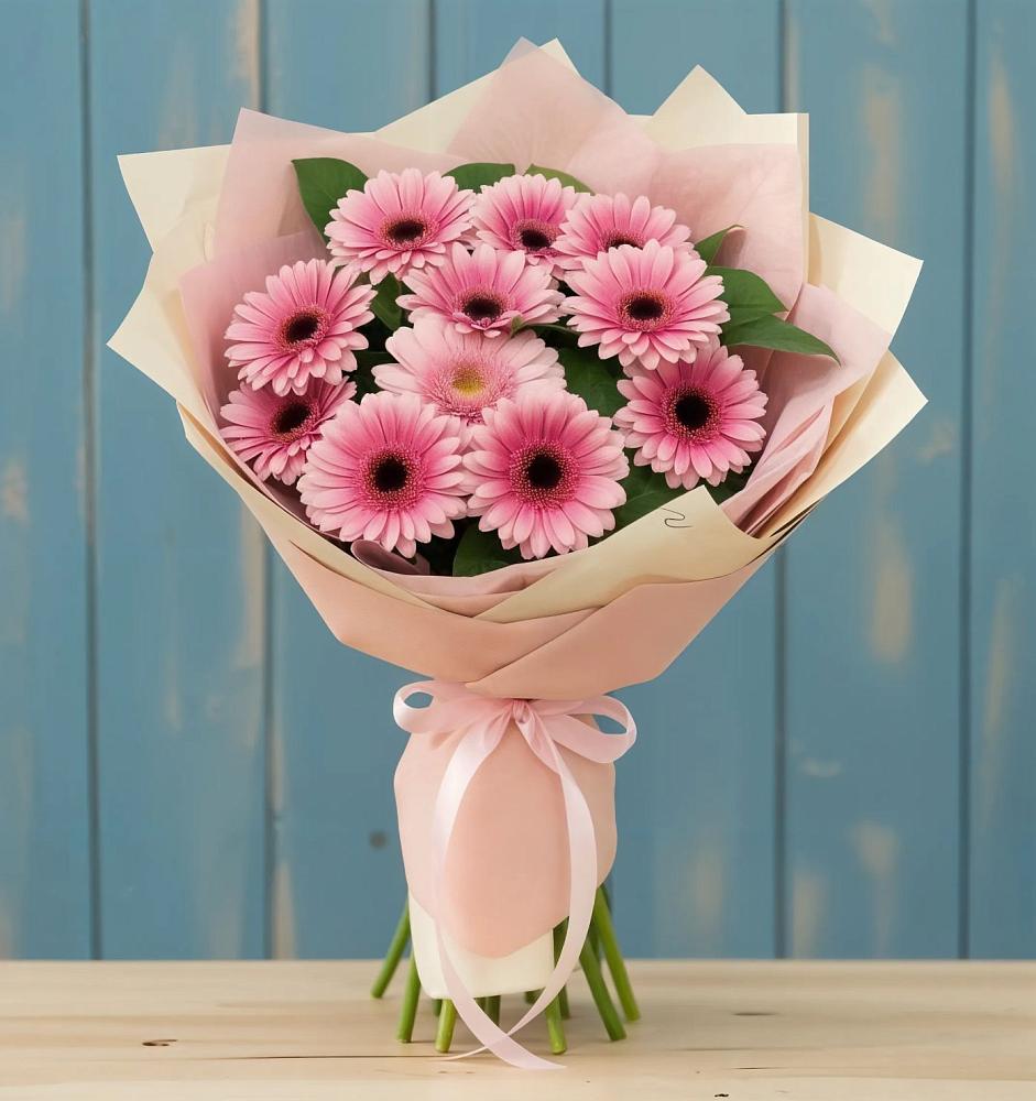 Букет пурпурно-розовый в Хабаровске Букет цветов из: Герберы в Хабаровске