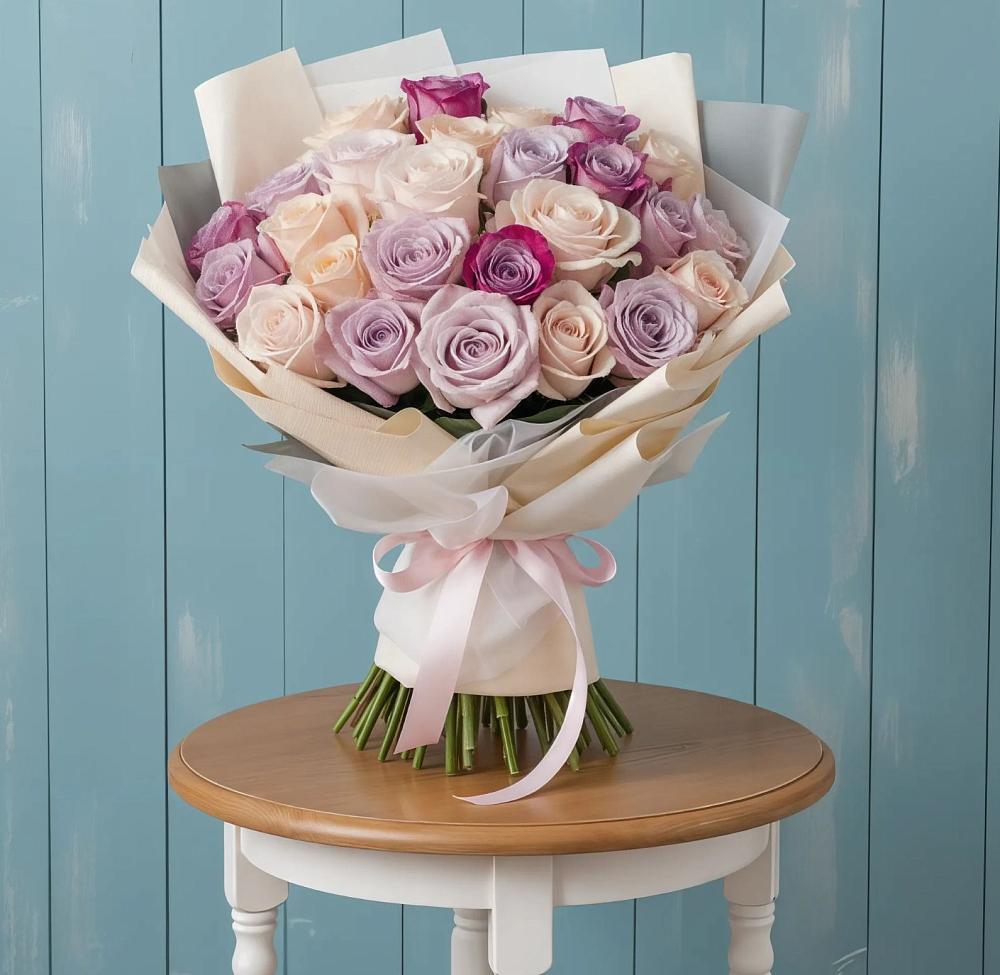 Букет десерт в Хабаровске Букет цветов из: Розы в Хабаровске