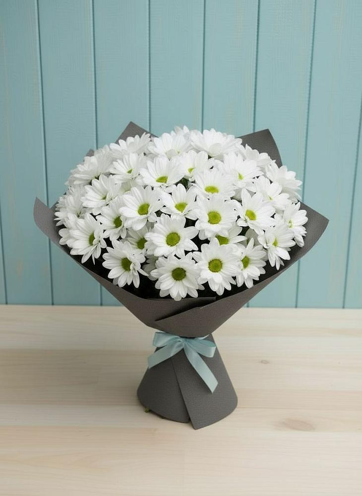 Букет цветов из: Хризантемы в Хабаровске