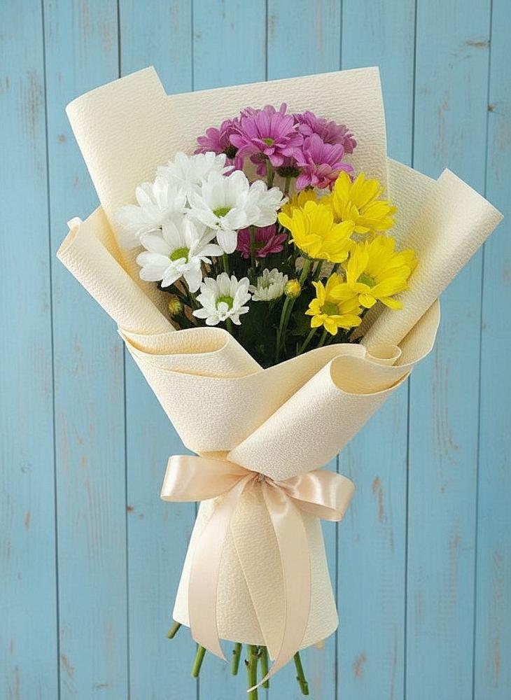 Букет цветов из: Хризантемы в Хабаровске
